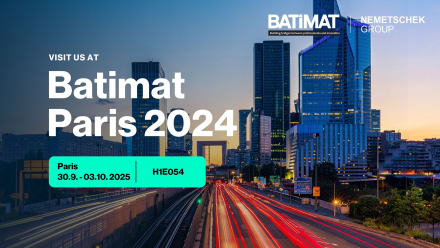 Die Zukunft des Bauens zu Gast in Paris: Nemetschek Group auf der BATIMAT 2024