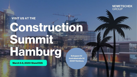 Nemetschek Group presents with six brands at the Construction Summit 2025 in Hamburg