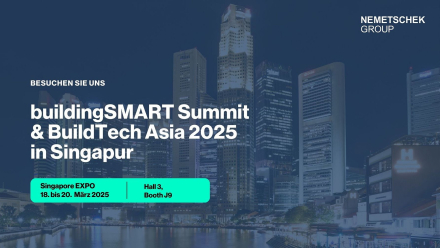 Nemetschek Group feiert Premiere auf der BuildTech Asia 2025 und stärkt Präsenz beim buildingSMART International Summit 2025